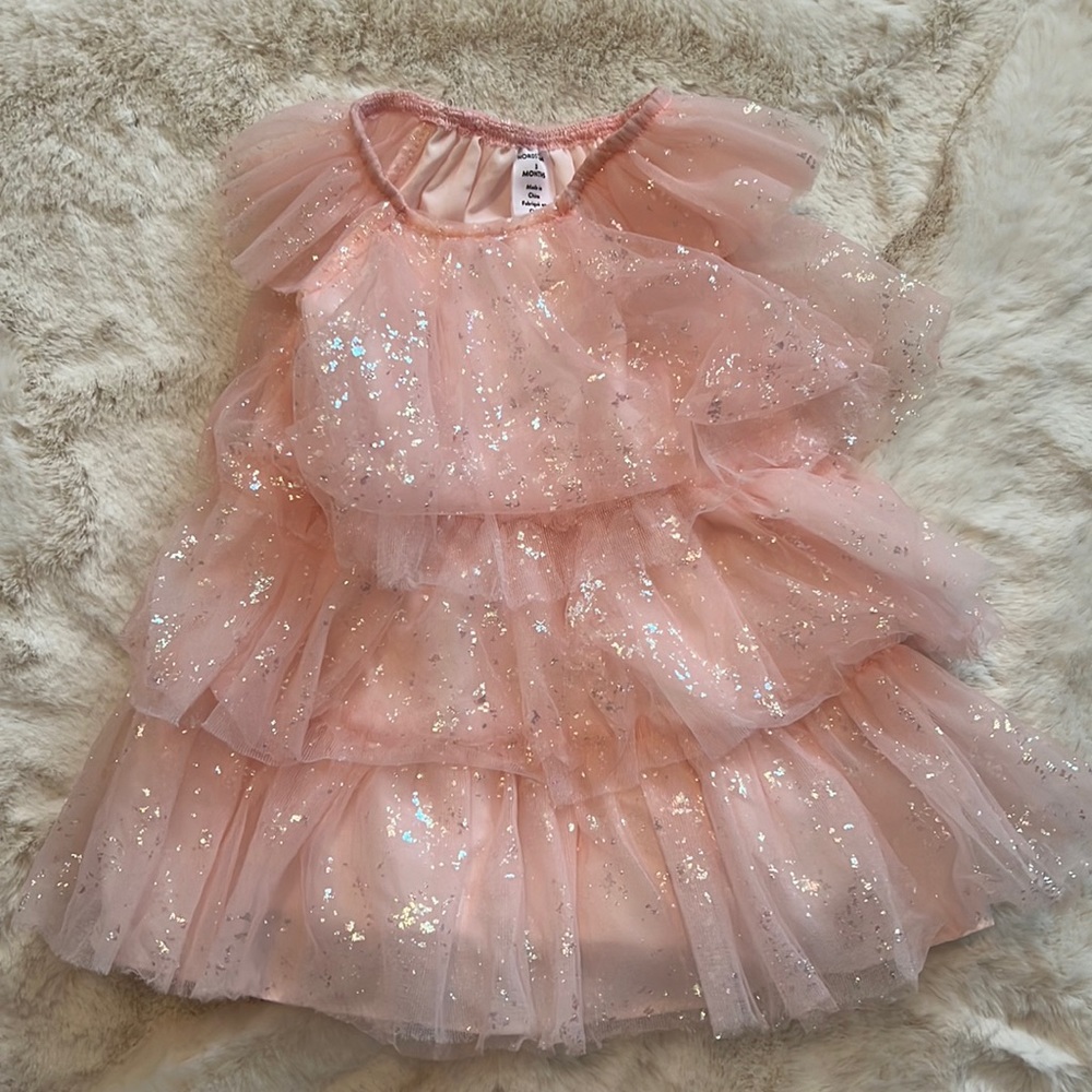 Beautiful Baby Pink Sparkle Dress
